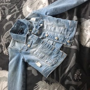 Jean Crop Cut Jacket